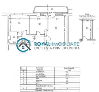 Royal Imobiliare - Vanzare apartament 2 camere, zona Ultracentral - foto 12