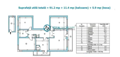 Royal Imobiliare-Vanzare Apartament 4 Camere Zona Centrala - foto 7