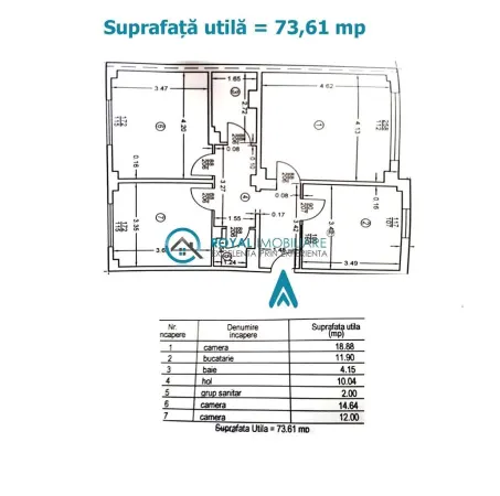 Apartament 3 camere Ploiești - poza 18