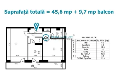 Royal Imobiliare - Vanzare apartament 2 camere zona Vest - foto 8