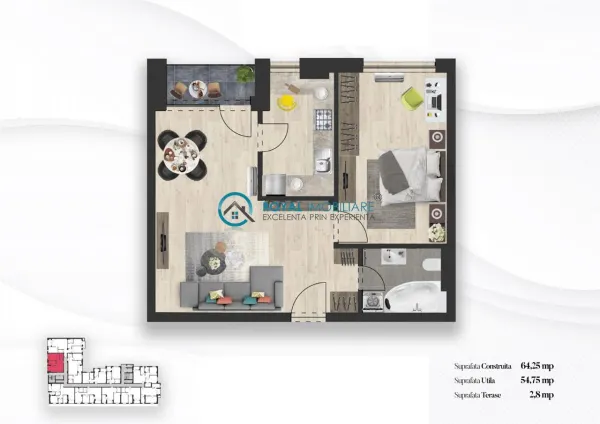 Apartament 2 camere Ploiești - poza 7
