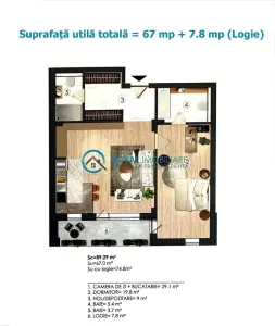 Royal Imobiliare-Vanzare Apartament 2 Camere Zona Campina - Campina