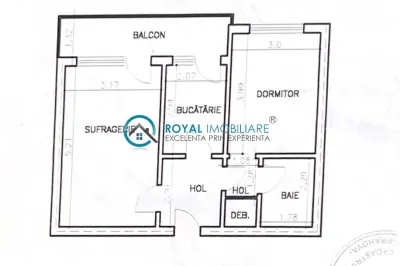 Royal Imobiliare - Vanzare apartament 2 camere zona Cantacuzino - Kaufland - foto 9