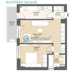 Royal Imobiliare-Vanzare Apartament 2 Camere Zona Vest - foto 2