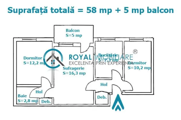 Apartament 3 camere Ploiești - poza 4