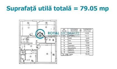 Royal Imobiliare - Vanzare apartament 3 camere zona Cantacuzino - foto 6