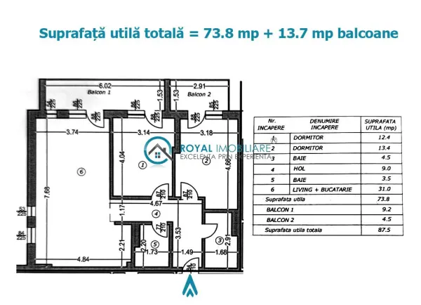 Apartament 3 camere Ploiești - poza 16
