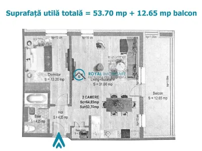 Royal Imobiliare - Inchiriere apartament 2 camere Paulesti - foto 8