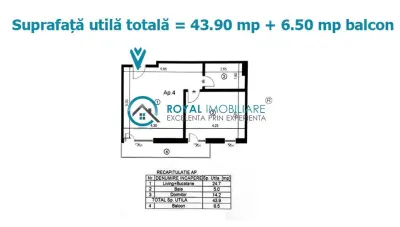 Royal Imobiliare - Vanzare apartament 2 camere zona Albert - foto 7