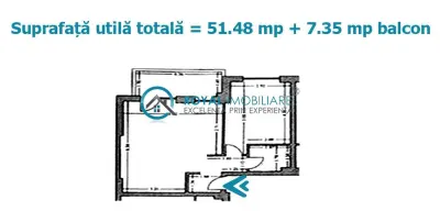 Royal Imobiliare - Vanzare apartament 2 camere zona Albert - foto 8