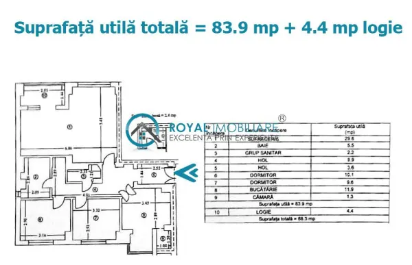 Apartament 3 camere Ploiești - poza 14