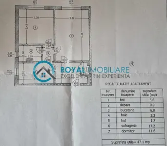 Royal Imobiliare - Vanzare apartament 2 camere, zona Nord - foto 10