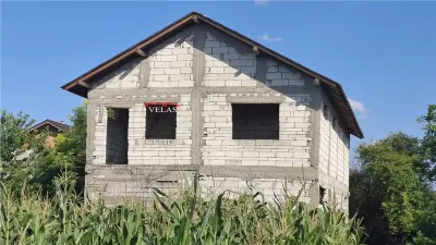 Casa in constructie Gologanu cu 1000 mp teren intravilan - foto 2