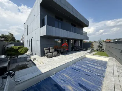 Vila exclusivista P+1 cu piscina incalzita Otopeni, George Enescu - foto 23