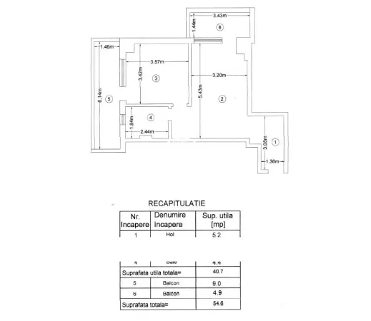 Apartament 2 camere Iași - poza 1
