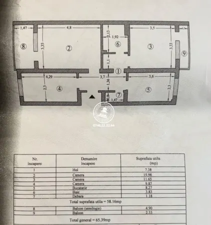 Apartament 3 camere Iași - poza 1