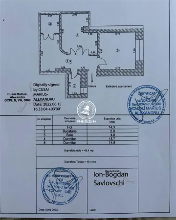Apartament 3 camere Iași - poza 12