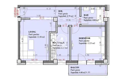 Apartament 2 camere  de vanzare - foto 2