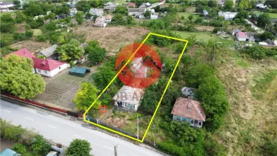 Casa la soseaua principala, teren 1.309 mp in Plopul, Tulcea - Plopul