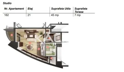 Apartament cu 1 camera | cu CF | Manastur - foto 2