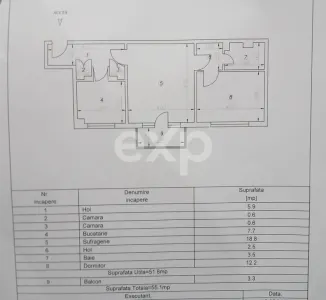 BANAT – Apartament 2 camere, mobilat/utilat, etaj 1, zonă excelentă - foto 8