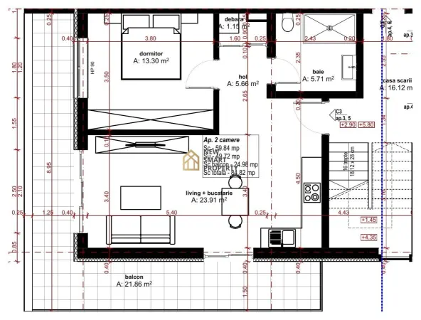Apartament 2 camere Oradea - poza 4