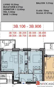 Apartament 2 camere Nusco Faza 2 II Loc de parcare inclus - foto 4