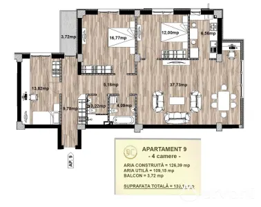 Apartament 4 camere de vanzare in Campina - foto 4