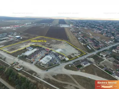 Cumpana- teren de inchiriat 26000 mp parcelabil cu platforma betonata - foto 1