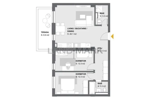 Apartament 3 camere Timișoara - poza 3
