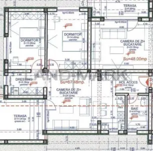 APARTAMENT PREMIUM BLOC NOU 3 CAMERE SI CURTE PREMIUM DUMBRAVITA - foto 2