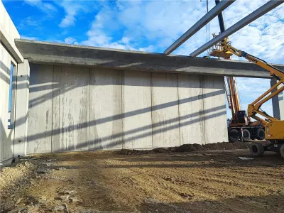 Nou !!! Hala 1800 mp, din structura beton armat/pereti din prefabricate, in Magurele, la sosea asfaltata,  aproape centura ; cu personalizare fluxuri/instalatii, la cerere, pe baza de comanda ferma; f - foto 13