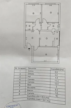 Apartament 3 camere Sibiu - poza 7
