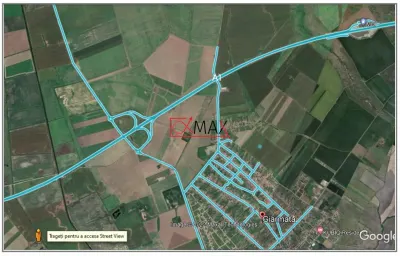 Teren  direct la autostrada  A1 Timisoara -Arad. PUZ pentru  parcare securizata pentru camioane si servicii conexe. - foto 3
