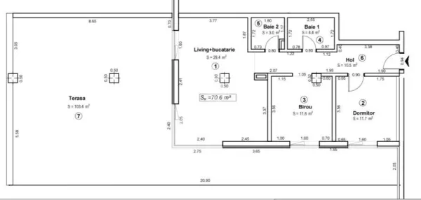 Apartament 3 camere Timișoara - poza 14