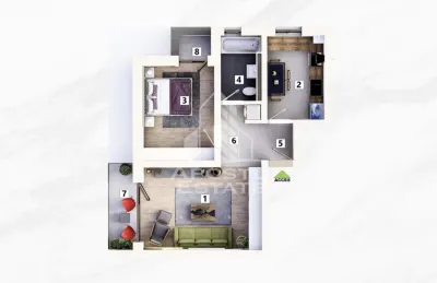 Apartamente cu 2 camere de vanzare, parcare inclusa, Mehala Timisoara - foto 15