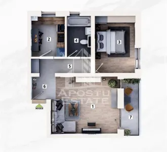 Apartamente cu 2 camere de vanzare, parcare inclusa, Mehala Timisoara - foto 20