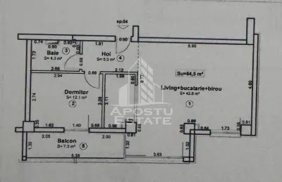 Apartament cu 2 camere, loc de parcare acoperit, zona Aradului - foto 12