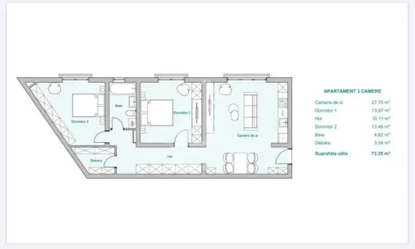 Apartament 3 camere Timișoara - poza 15