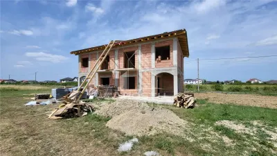 Jumatate de duplex la cheie,4 camere,constructie 2024 Mosnita Noua - foto 17