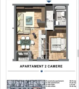 Apartamente de vanzare cu 2 camere, predare la cheie, Torontalului - foto 15