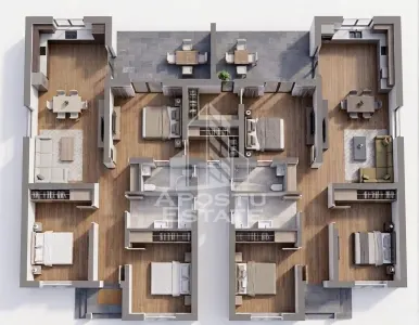 Duplex despartit cu 4 camere 2 bai si dressing toate utilitatile Giroc - foto 7