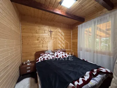 Casa din lemn, zona muntoasa, cu rau, la cheie, Ribita, Hunedoara - foto 7