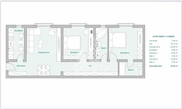 Apartament 3 camere Timișoara - poza 13