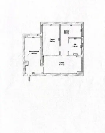 Apartament 3 camere Arad - poza 15