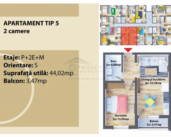 Apartament 2 camere Ipotești - poza 6
