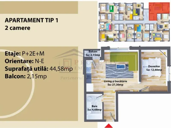 Apartament 2 camere Ipotești - poza 7