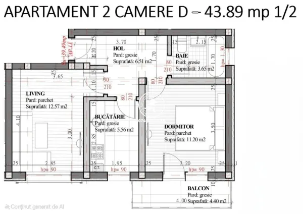 Apartament 2 camere Iași - poza 2