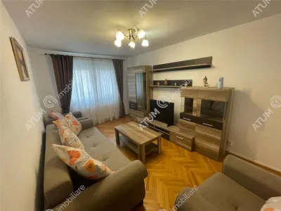 De inchiriat apartament cu 3 camere decomandate si balcon in zona Vasile Aaron din Sibiu - foto 3