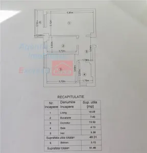 Apartament 2 camere Tatarasi, bloc nou, etaj intermediar - foto 9